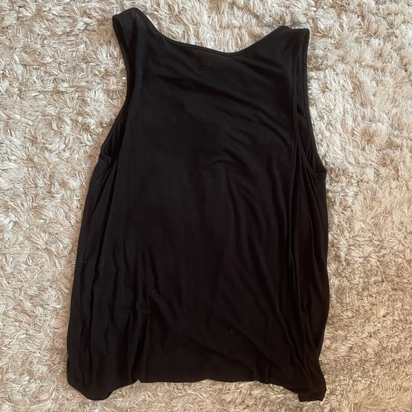 Mudd Black Tank Top with Buttons - Picture 4 of 6
